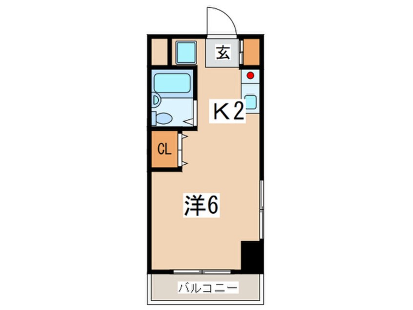 間取図 クレエエスパスビル