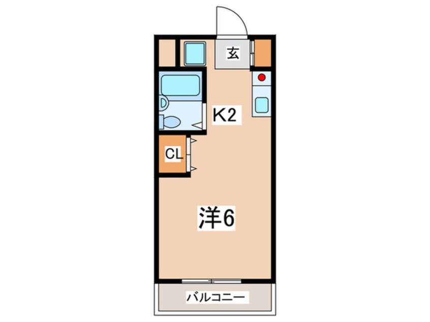 間取図 クレエエスパスビル