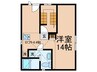 コルク本駒込 1Rの間取り