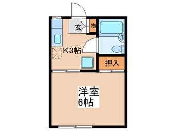 間取図 コ－ポラスアネモネ