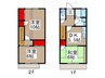 上原コーポ 3DKの間取り