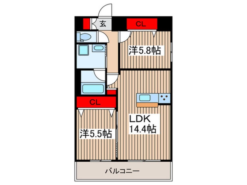 間取図 ＴＣＳ北浦和レジデンス
