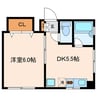Ｓａｋｕｒａ コーポ 1DKの間取り
