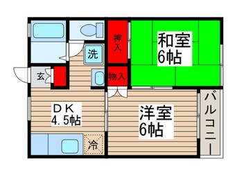 間取図 ｼｪﾙ.ｴﾄﾜｰﾙ