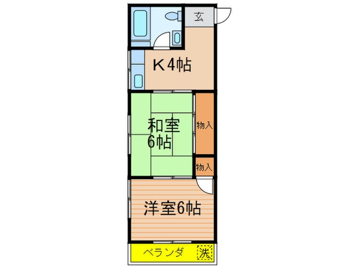間取り図 冨士見グリーンハイツ