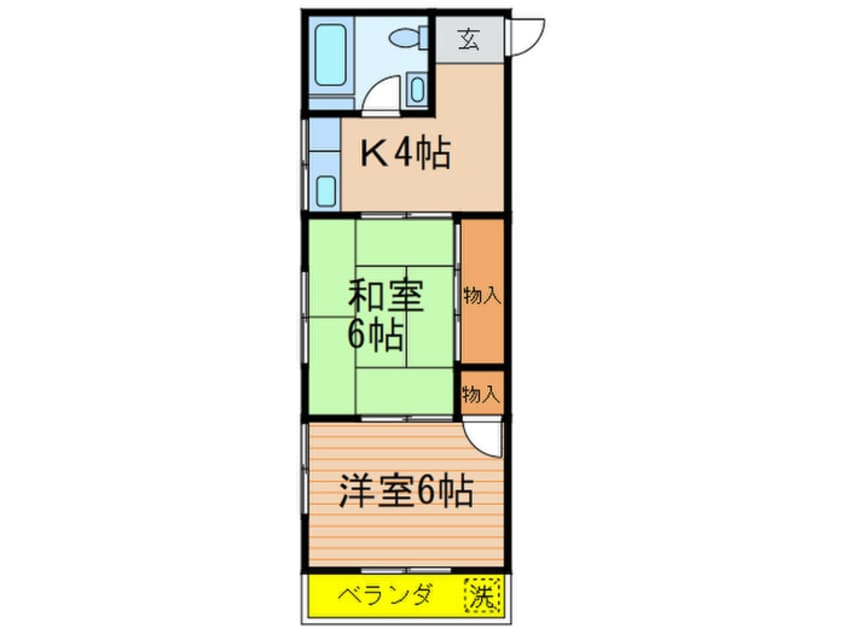 間取図 冨士見グリーンハイツ