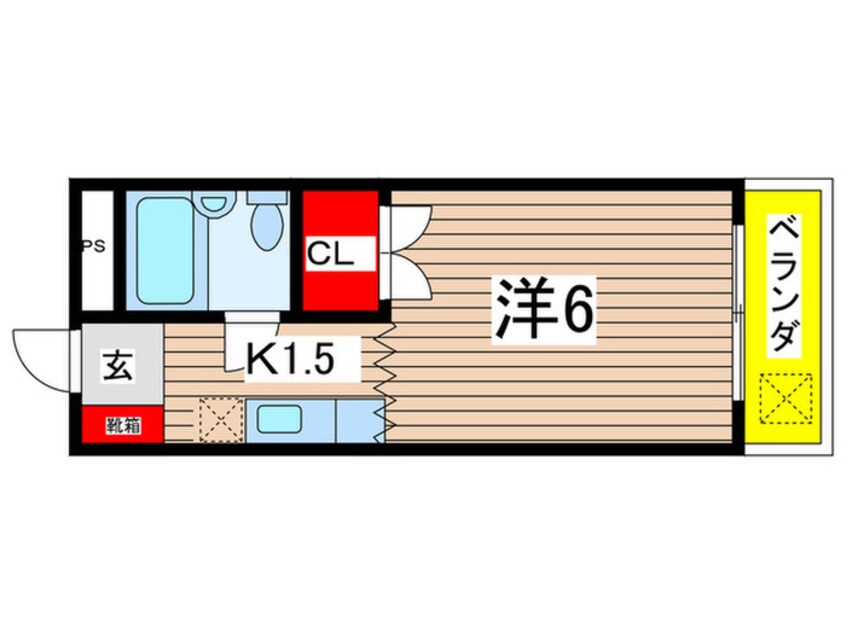 間取図 グランド－ル稲田堤