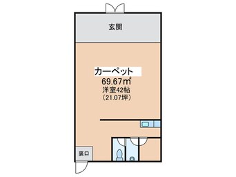 間取図 グラン・ピエ