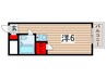 フェリス西千葉 1Rの間取り