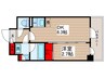 リビオメゾン木場 1DKの間取り