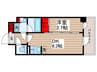 リビオメゾン木場 1DKの間取り