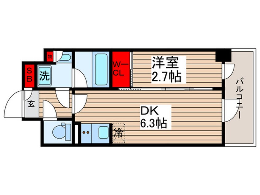 間取図 リビオメゾン木場