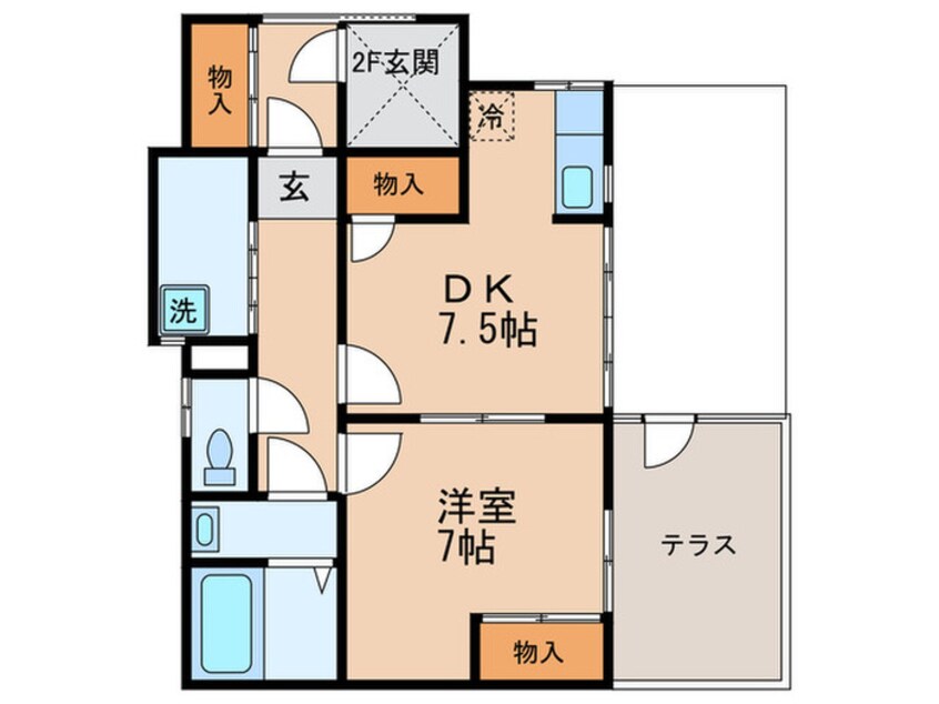 間取図 染野ハイツⅢ