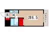 フェリス西千葉 1Kの間取り