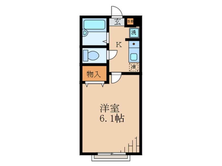 間取図 リリックコ－ト香