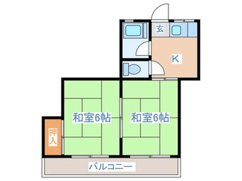 間取図 メイハイツ