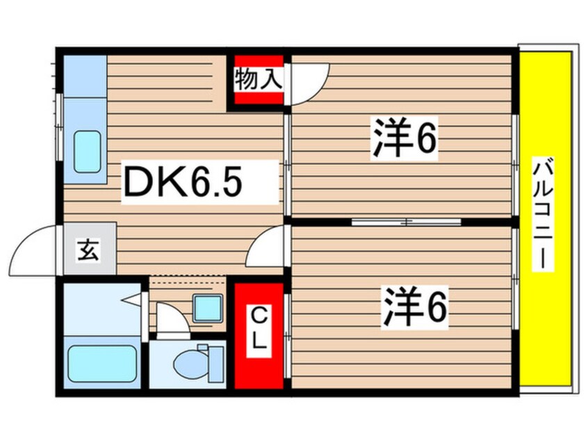 間取図 山王パレス秋庭