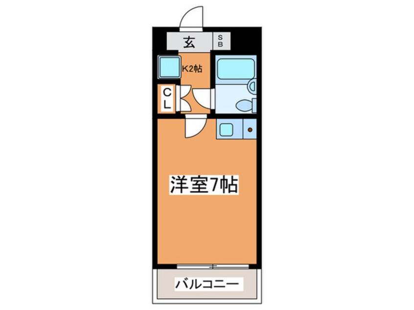 間取図 ワコーレ・メイ中村橋(502)