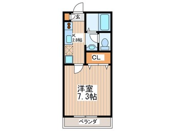 間取図 カーサ南烏山