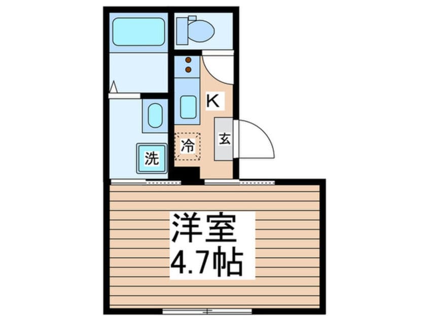 間取図 仮)ルナ・シャトー平井