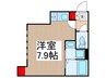 villabrise常盤 1Rの間取り