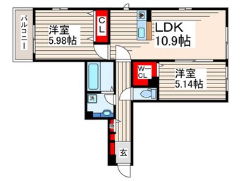 間取図 アンソレイエ