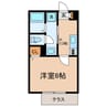 Oriental Heart 1Kの間取り