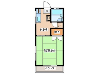 間取図 コーポ町田