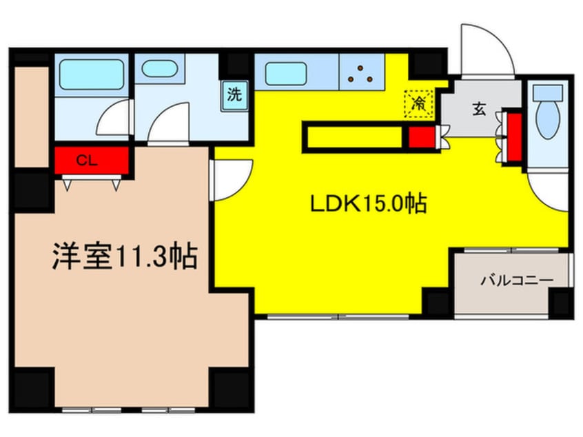 間取図 TKB高尾稲荷