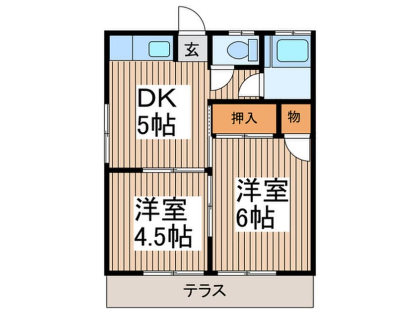 間取図 ロイヤルガーデン根岸台