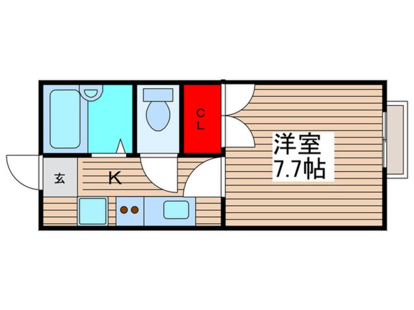 間取図 クレセールK