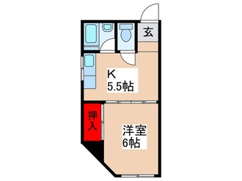 間取図 サンセイコーポ