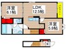 ブライトB 2LDKの間取り