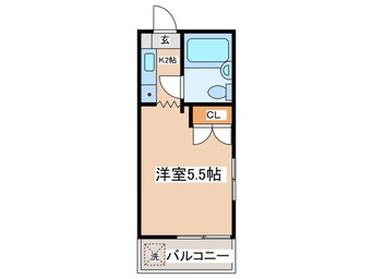 間取図 ヴィラ高松