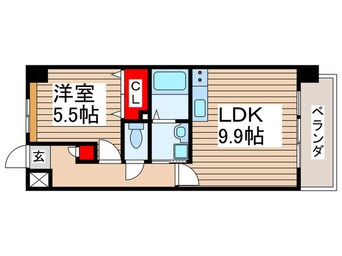 間取図 エルレガ－デン柏の葉