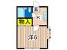 ベイサイドミヨシ　シバ 1Kの間取り