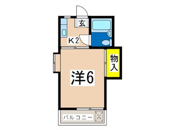 間取図 ベイサイドミヨシ　シバ