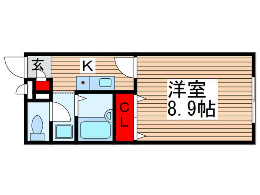 間取図 アム－ルＫＭＵ梅郷