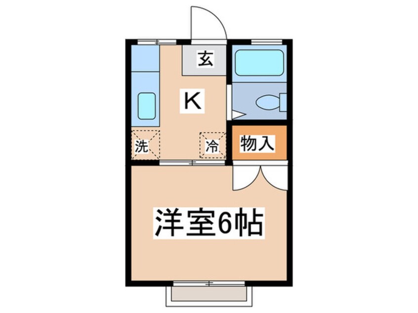 間取図 コーポグラネⅡ