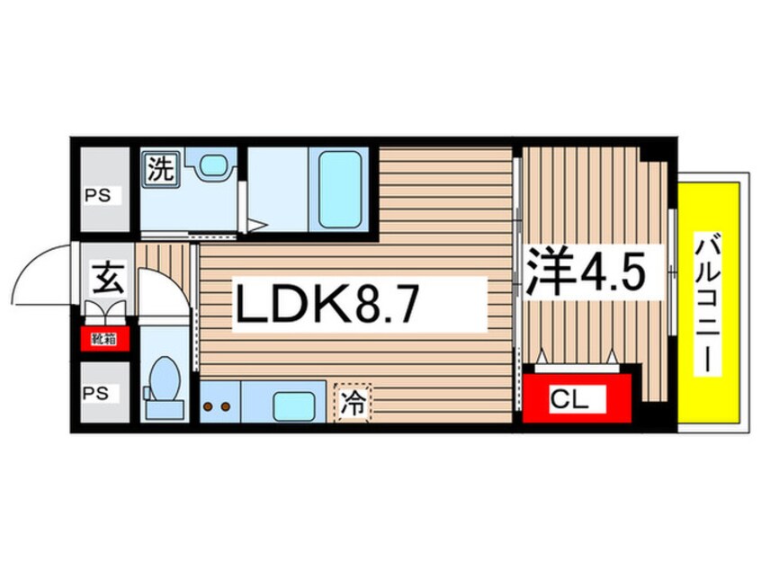 間取図 カーサ・クラルス