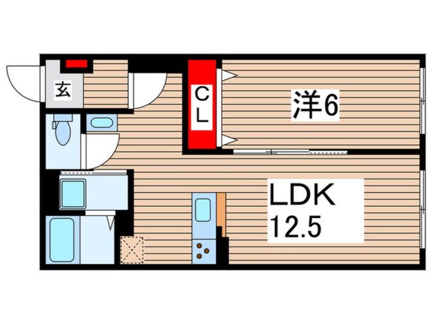 間取図 プライムガーデン千葉