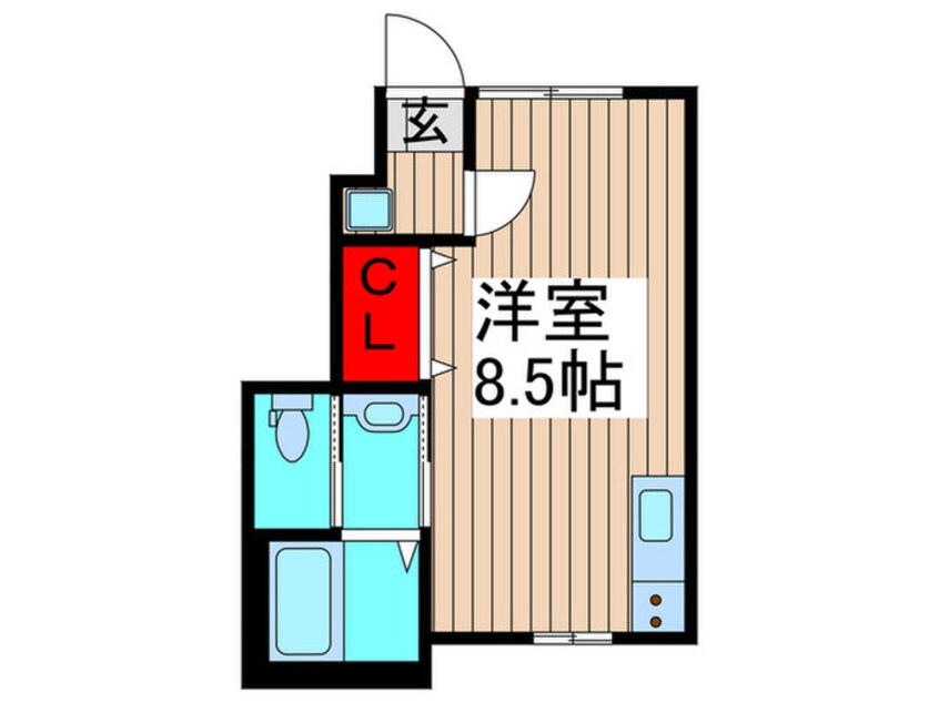 間取図 キャメル櫛引３