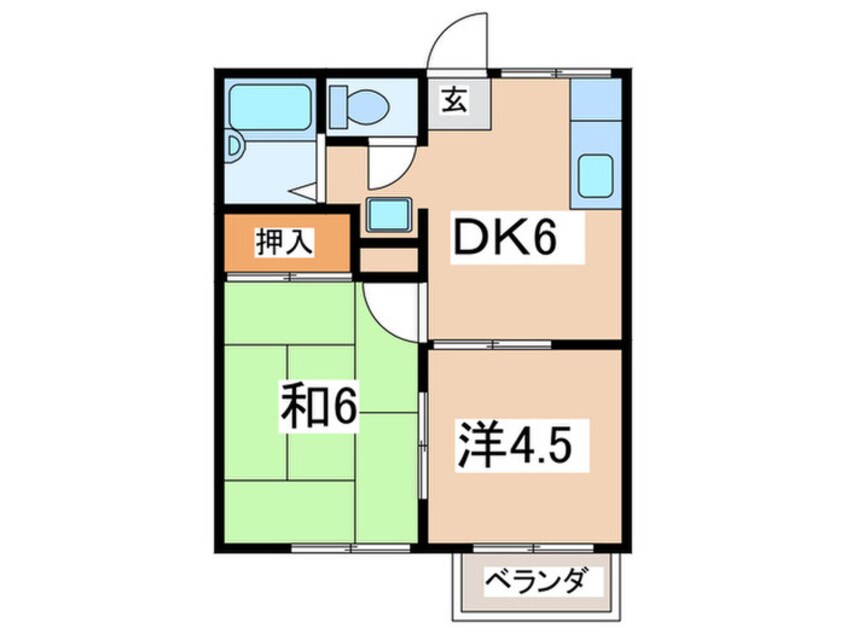 間取図 エステ－トピア鎌倉