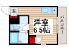 アーベインテラス高砂 1Rの間取り