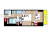 パークホームズ東陽町（102） 1LDKの間取り