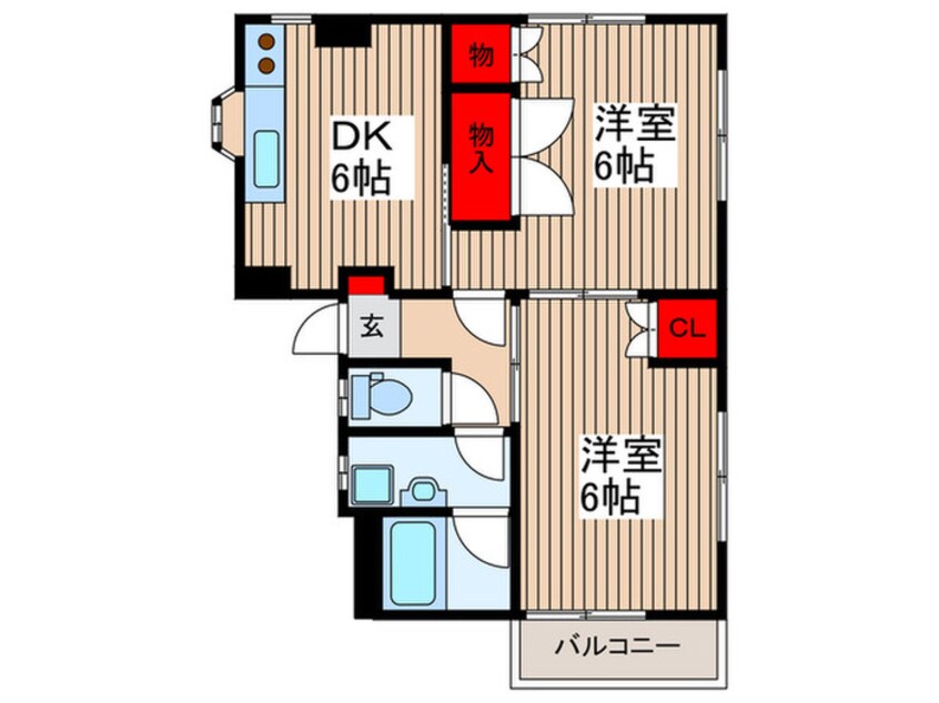 間取図 ＨｏｕｓｅＺｕｍＲｉｔｔｅｒ２