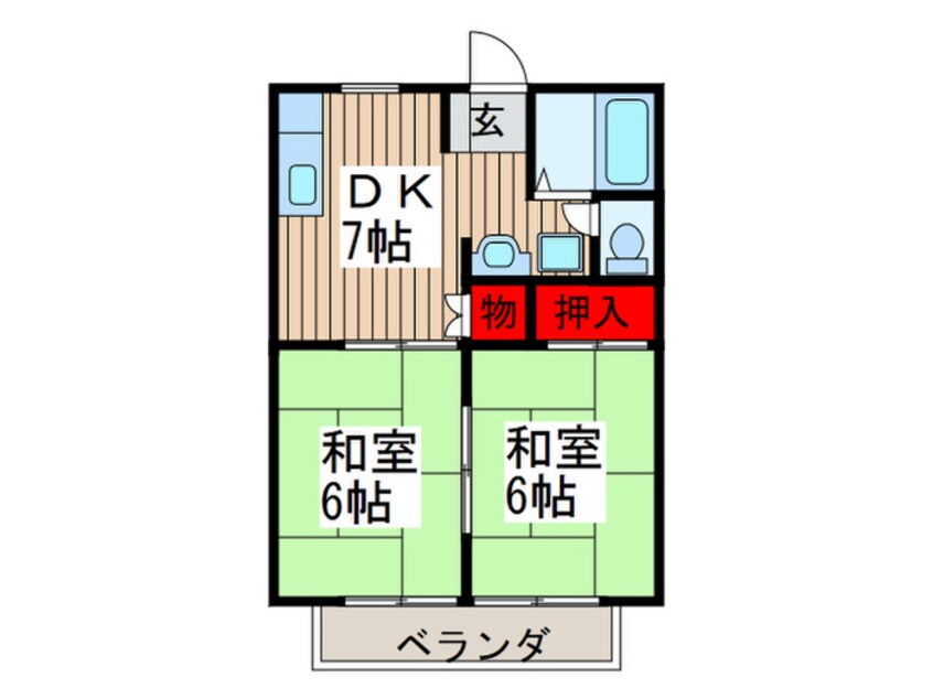 間取図 サンシティＢ棟