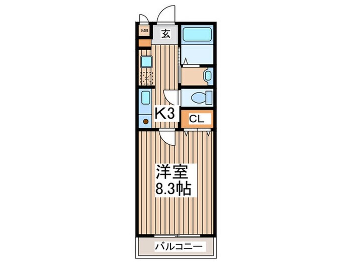 間取り図 南林間クリサムボンド