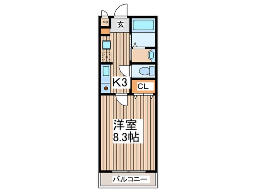 間取図 南林間クリサムボンド