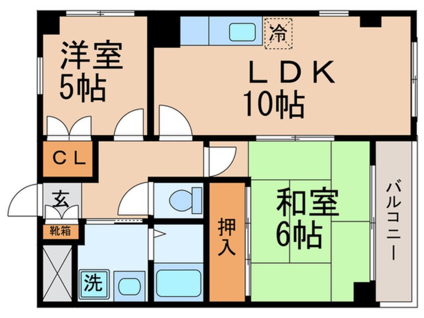 間取図 フォルテ－ヌ大杉